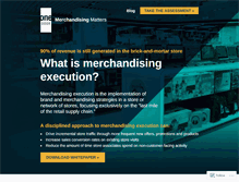 Tablet Screenshot of merchandisingmatters.com